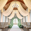 Sheer Chiffon Ceiling Drapes for Weddings & Events