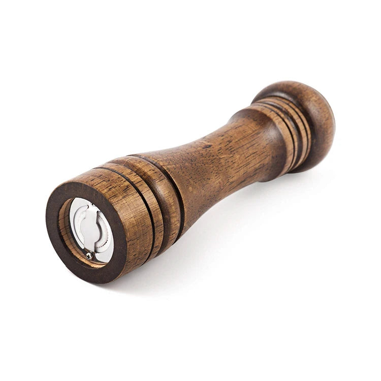 Wooden Pepper Mill with Adjustable Coarseness