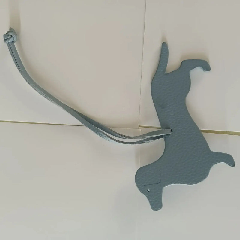 PU Leather Dachshund & Bulldog Keychain