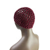 Hand-Crocheted Mesh Hair Net Cap for Women