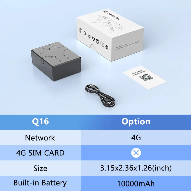 4G GPS Vehicle Tracker with Long Battery Life and Geo-Fence Alerts