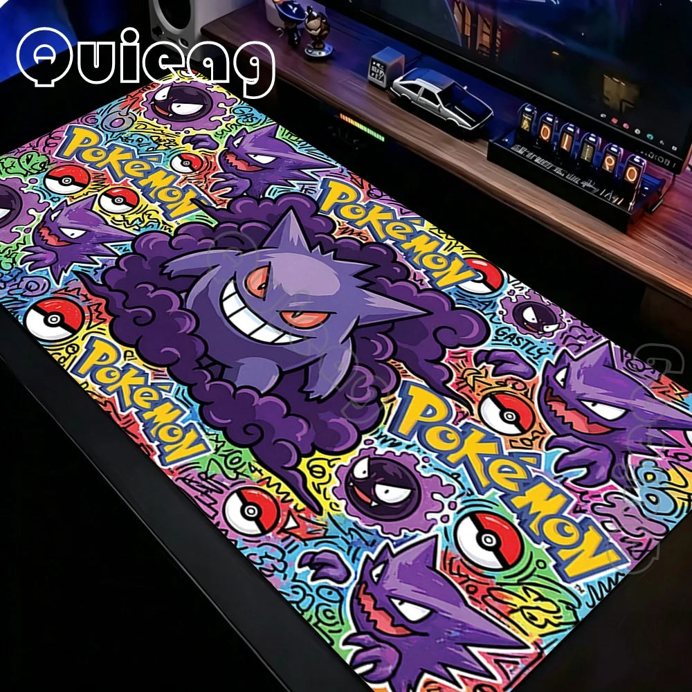 Extra-Large Anime Mouse Pad with Non-Slip Rubber Base