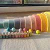 Rainbow Stacking Blocks & Peg Dolls Set – Natural Wooden Toy