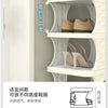 Space-Saving Plastic Shoe Rack for Entryway & Closet