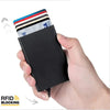 Slim RFID-Blocking Metal Wallet