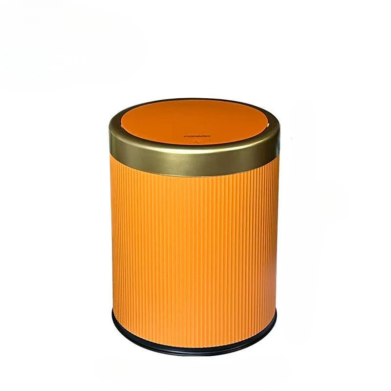 Step-On Trash Can with Lid – Durable Plastic Wastebasket for Home