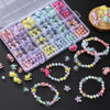 Heart-Shaped Acrylic Bead Kit for Jewelry Making