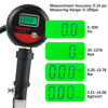 Digital tire pressure gauge showing measurements in psi, kPa, bar, and Kg/cm