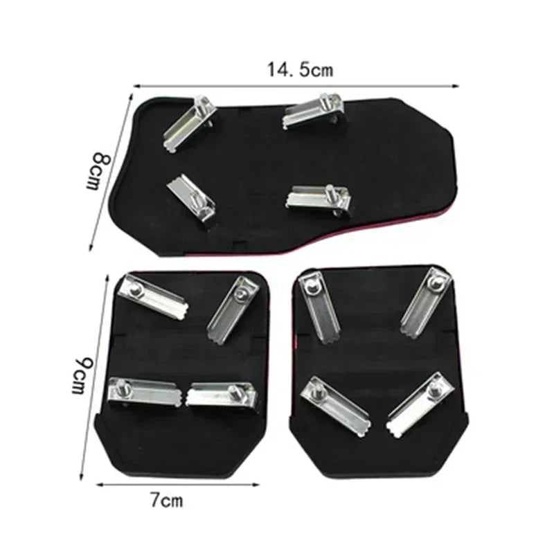 Aluminum Pedal Covers for Manual Transmission Cars