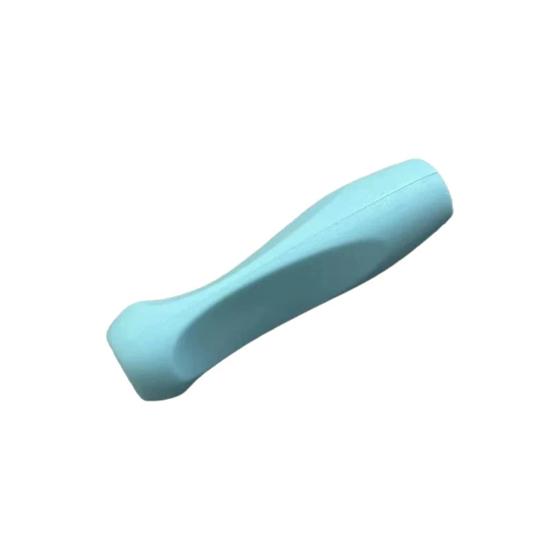Light blue soft silicone pen grip sleeve for digital pens