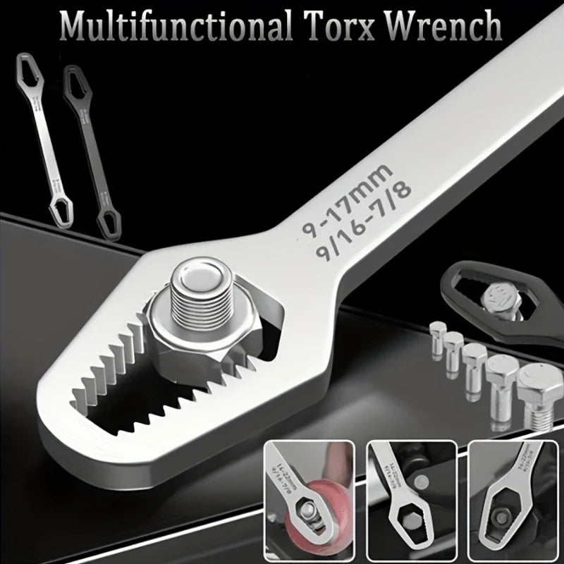 Heavy-Duty Adjustable Ratchet Wrench