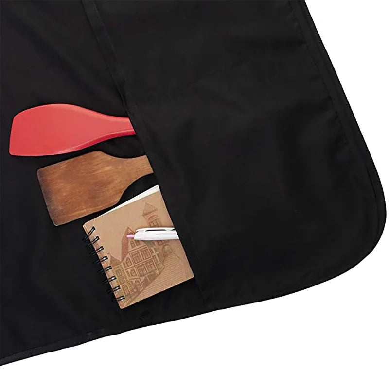 Durable Polyester Vest Apron for Kitchen, Cleaning & Salon Work