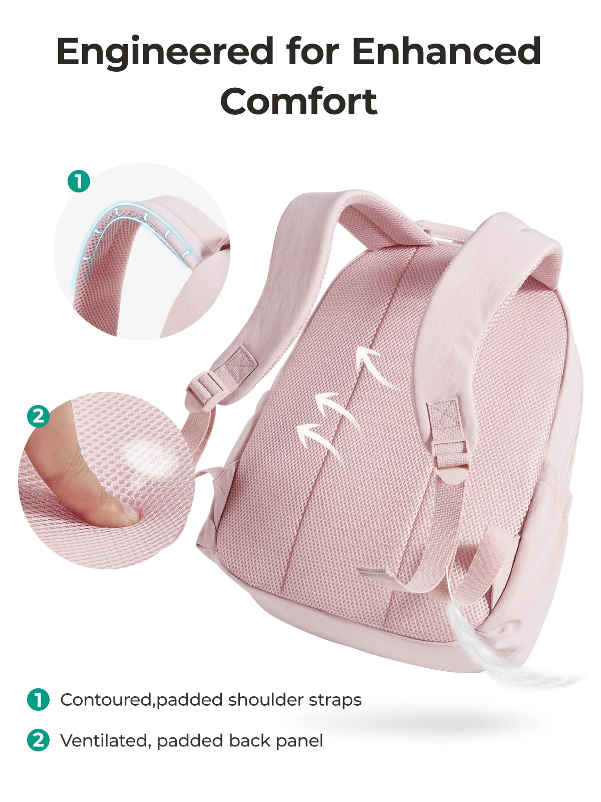Lightweight Travel Laptop Backpack with Large Capacity