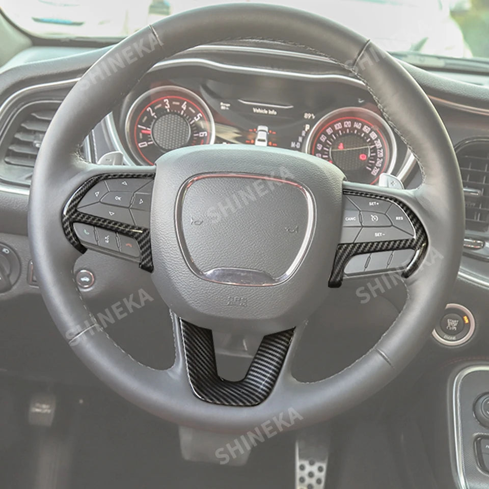 Custom Steering Wheel Cover for Dodge, Jeep, and Chrysler Models