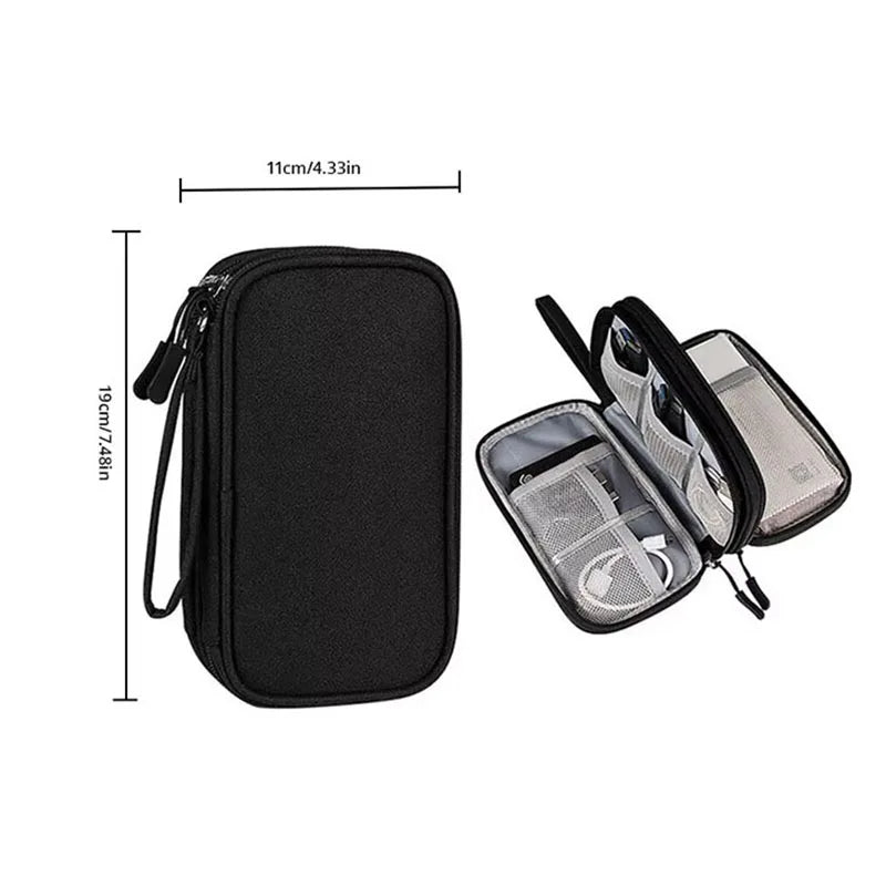 Travel Digital Organizer Bag for Cables and Accessories