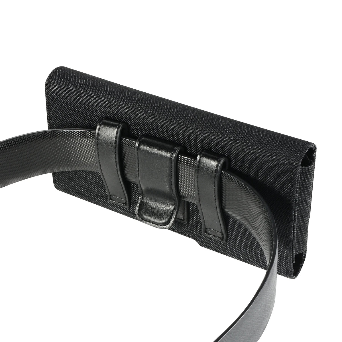 Universal Nylon Phone Pouch with Card Slots and Belt Clip