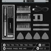 A collection of 39 in 1 precision screwdriver bits and accessories for daily maintenance needs.