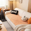 Cozy Quilted Flannel Sofa Pad with Anti-Slip Backing
