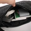 Vegan-Leder gewebte Hobo-Tasche