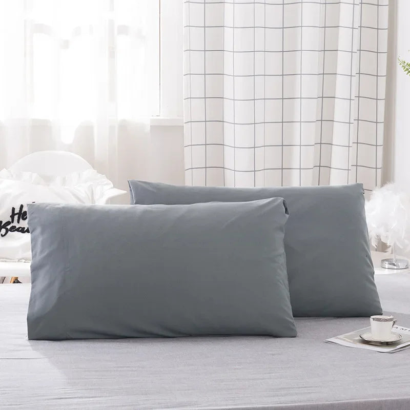 Soft Polyester Pillowcases for Bedroom (Set of 2)