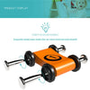 Wooden Push-and-Go Race Cars for Kids – Set of 4 Mini Toy Vehicles