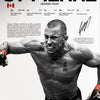 UFC Fighter Canvas Wall Art - MMA Boxing Poster for Gym & Man Cave Decor