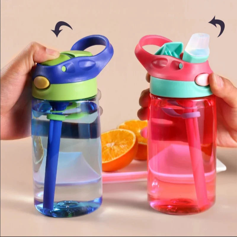 Durable Portable Straw Water Bottle