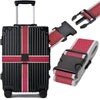 Secure Adjustable Luggage Strap with Combination Lock