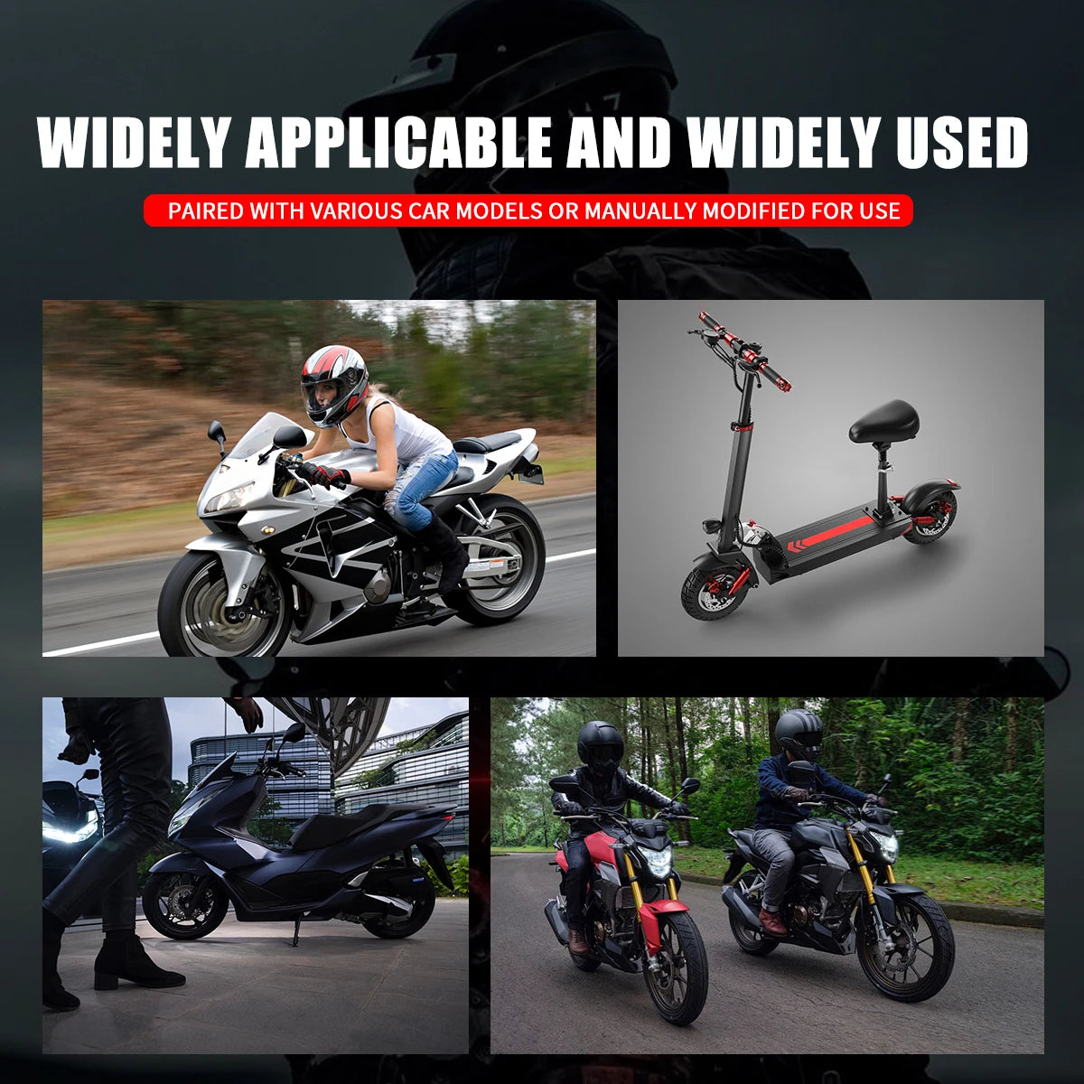 CNC Aluminum Motorcycle Handlebar End Plugs with Rubber Grip