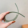 Elegant Solid Color Wave Hairbands