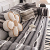 Plush Velvet Padded Sofa Cover with Non-Slip Backing