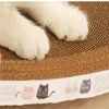 Oval Corrugated Cat Scratcher & Bed