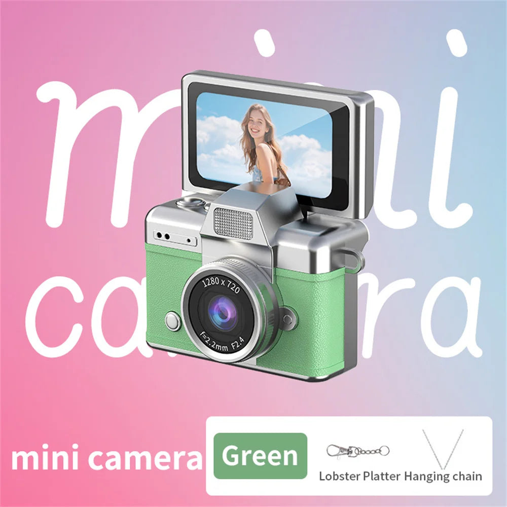 Cámara Digital Mini Portátil con Pantalla Selfie