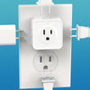 5-Outlet Wall Power Strip with USB Ports