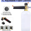 1L High-Pressure Car Wash Foam Gun with Adjustable Nozzle