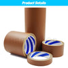 Rolls of brown self-adhesive PU leather repair patches for furniture and car seats