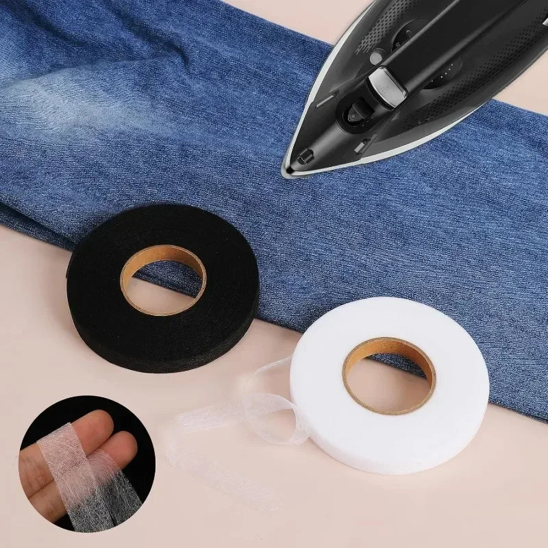 Double-Sided Iron-On Hem Tape for Fabric Repair