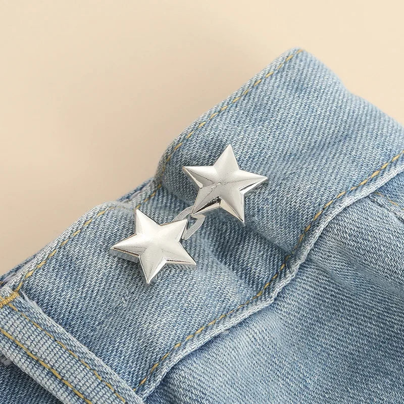 Adjustable Waist Tightener Buttons for Jeans and Pants
