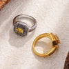 Art Deco Statement Ring with Cubic Zirconia