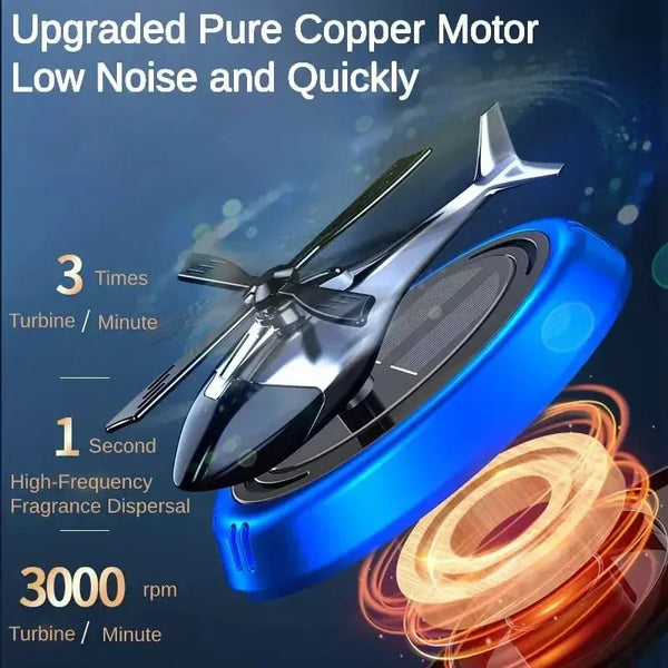 Solar-Powered Rotating Car Air Freshener