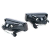 Black direct-fit fog light assembly for Chevy Silverado, Tahoe, Suburban, and Avalanche.