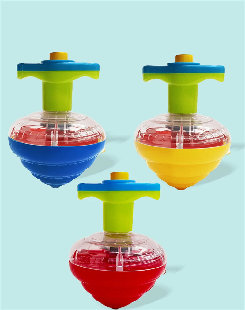 Musical Light-Up Spinning Top with Launcher