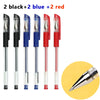 Smooth 0.5mm Gel Pen Set with Refills (Black, Blue, Red)