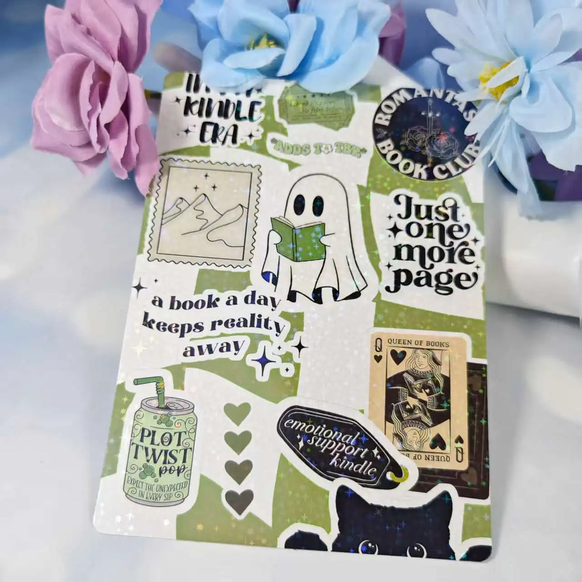 Cartoon Bow Design Insert Cards for Transparent Tablet Cases
