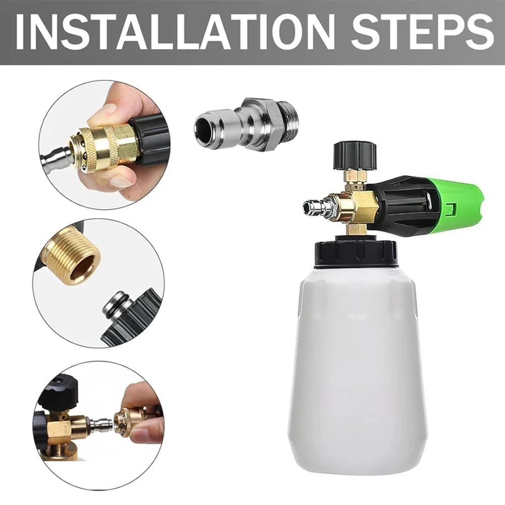 High-Pressure Washer Quick Connect Adapter Set (M14 x 1.5)