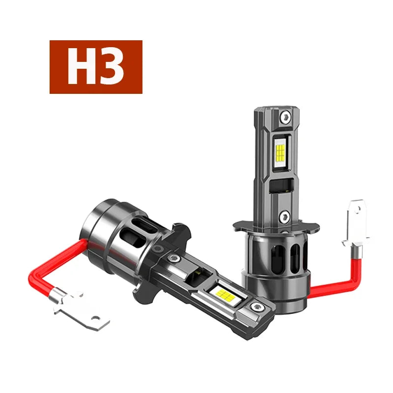 Canbus H4 LED Headlight Bulbs with 6000K White Beam
