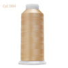 80-Color Polyester Embroidery Thread Set with Large 4000m Spools