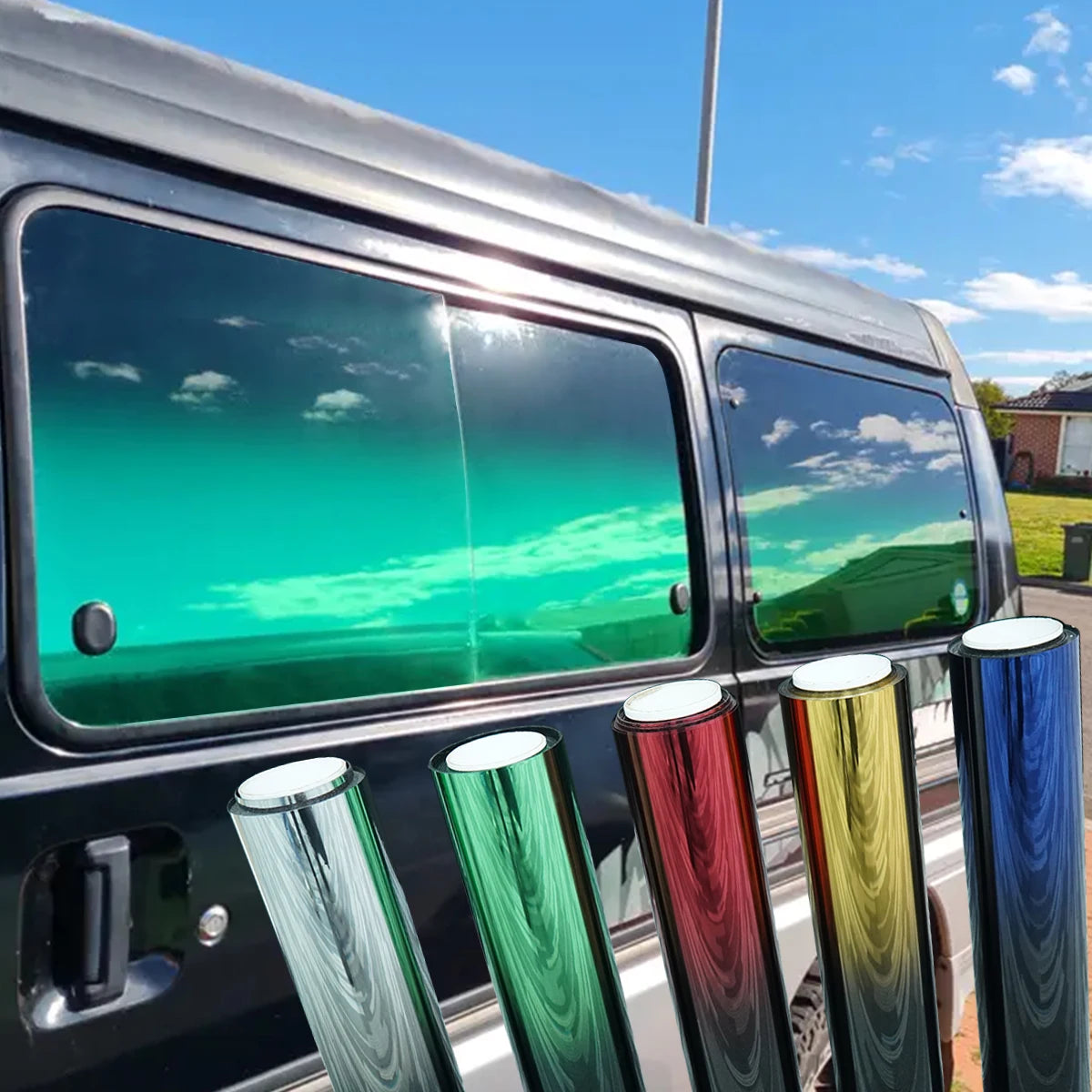 Gradient Solar Window Tint Film with Heat & UV Protection