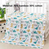 Super Soft Cotton Muslin Baby Swaddle Blanket