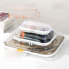 Foldable PET Storage Box with Zipper Closure